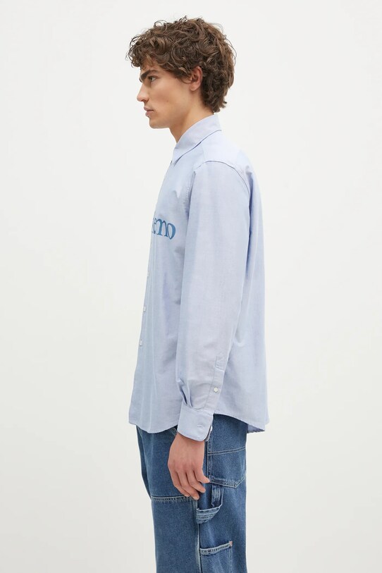 Памучна риза No Problemo Oxford Longsleeve Shirt NP40101.02 син AW24