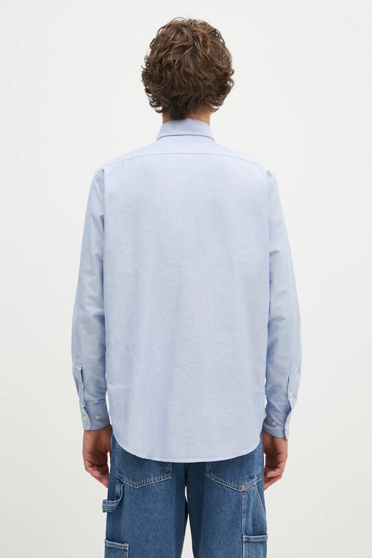 Дрехи Памучна риза No Problemo Oxford Longsleeve Shirt NP40101.02 син