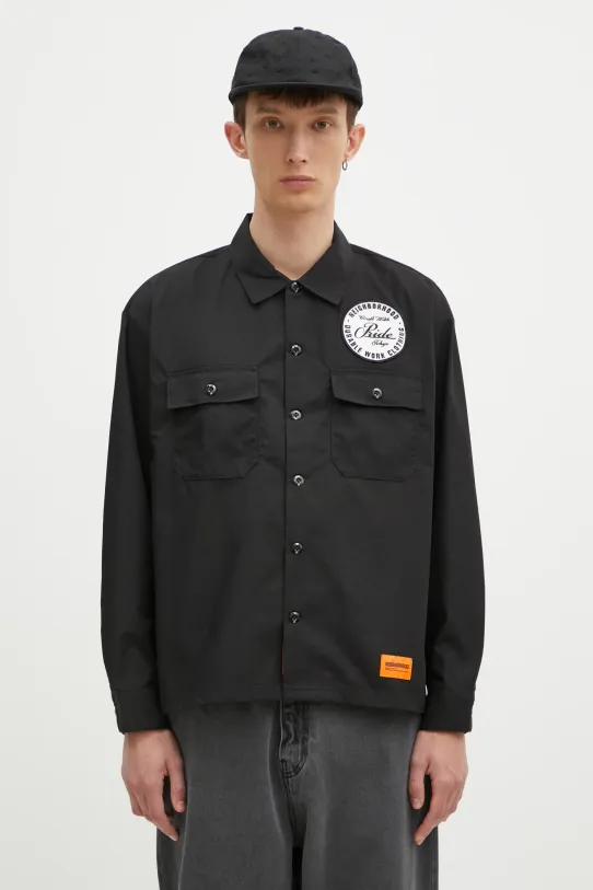 Košile NEIGHBORHOOD ClaSSic Work Shirt Longsleeve regular černá 242TSNH.SHM01