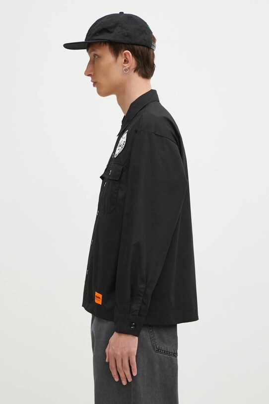 Риза NEIGHBORHOOD ClaSSic Work Shirt Longsleeve 242TSNH.SHM01 черен AW24