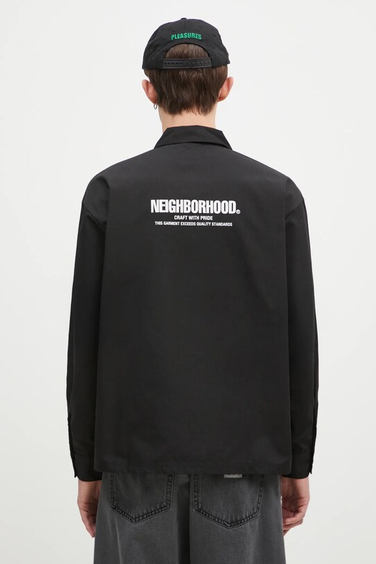 Дрехи Риза NEIGHBORHOOD ClaSSic Work Shirt Longsleeve 242TSNH.SHM01 черен