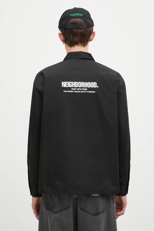 Oblečení Košile NEIGHBORHOOD ClaSSic Work Shirt Longsleeve 242TSNH.SHM01 černá