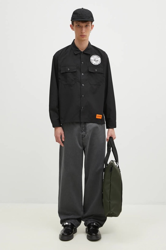 Košile NEIGHBORHOOD ClaSSic Work Shirt Longsleeve 242TSNH.SHM01 černá