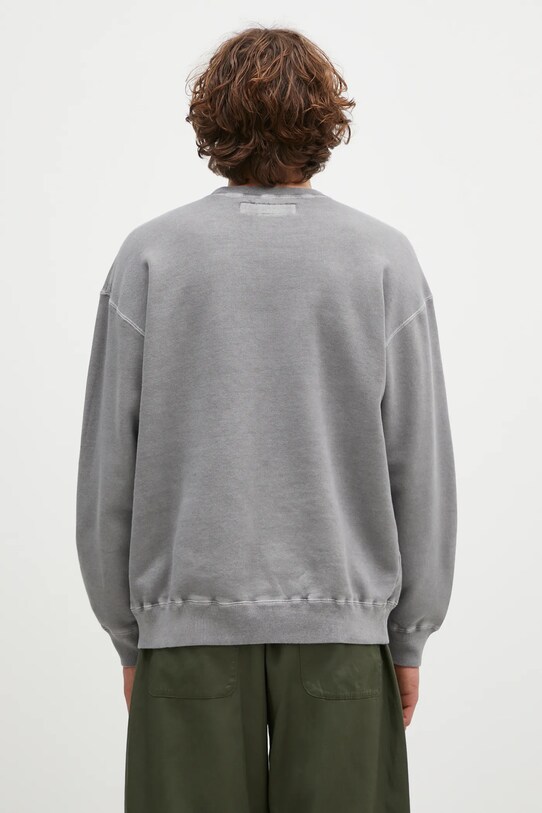Одяг Бавовняна кофта NEIGHBORHOOD Pigment Dyed Sweat Shirt Longsleeve 242UNNH.CSM01 сірий
