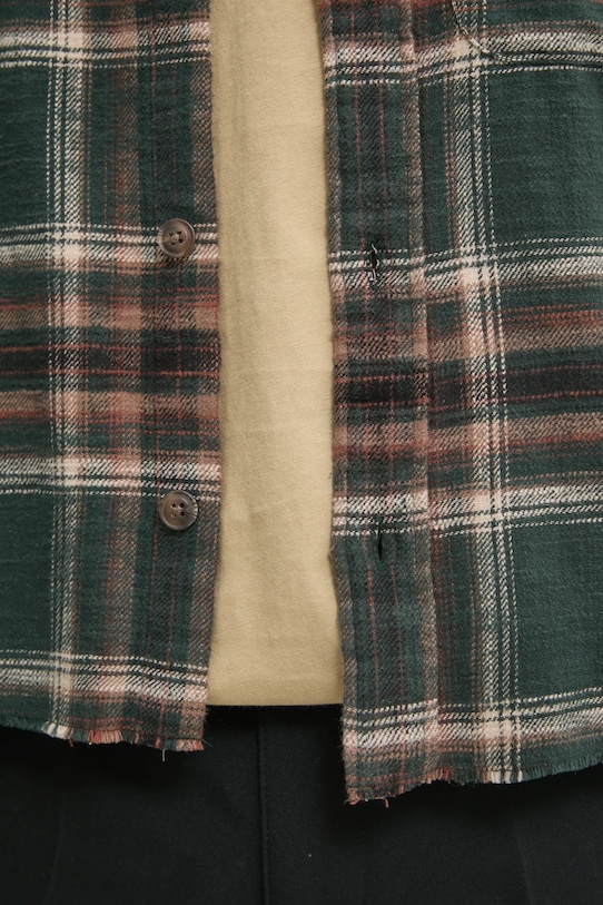 Bavlněná košile Abercrombie & Fitch zelená KI125.4292.308