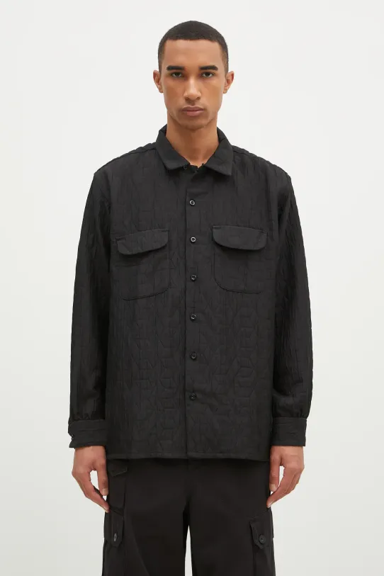 Сорочка Engineered Garments Classic Shirt гладкий чорний 24F1A005.KT046