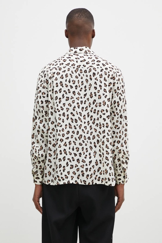 Ρούχα Πουκάμισο Wacko Maria Hawaiian Shirt L/S 24FW.WMS.HI02 μπεζ