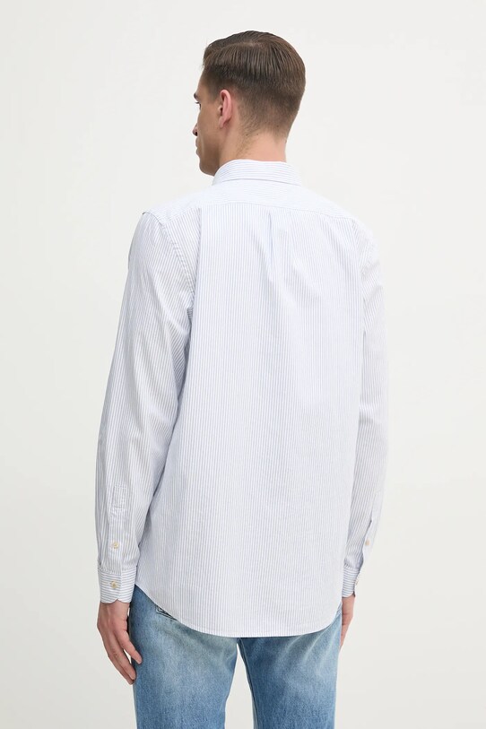 Îmbrăcăminte PS Paul Smith cămașă din bumbac M2R.708U.P22264 albastru