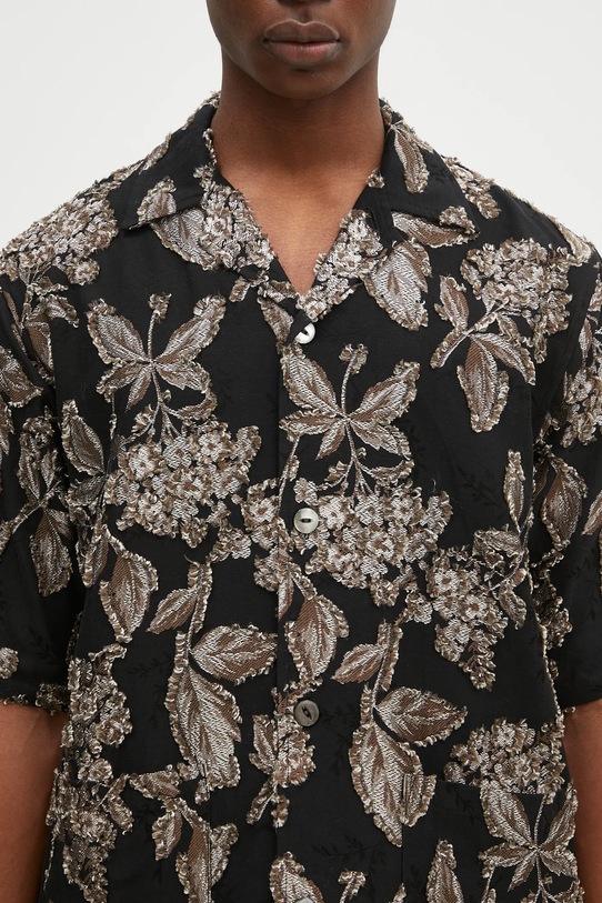Needles shirt Cabana Shirt black PU228