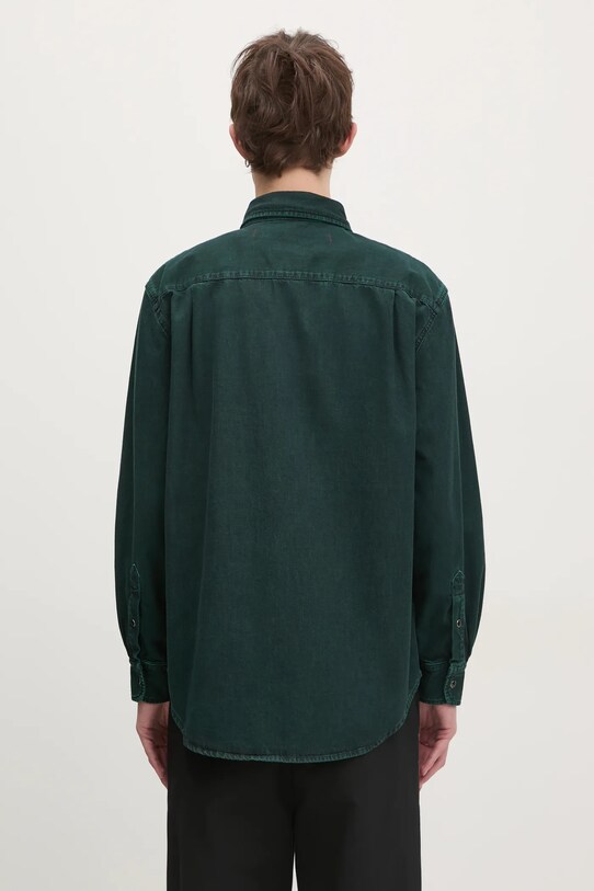 Clothing 032C shirt 'Goya' Denim F24.URD.1341.450 green