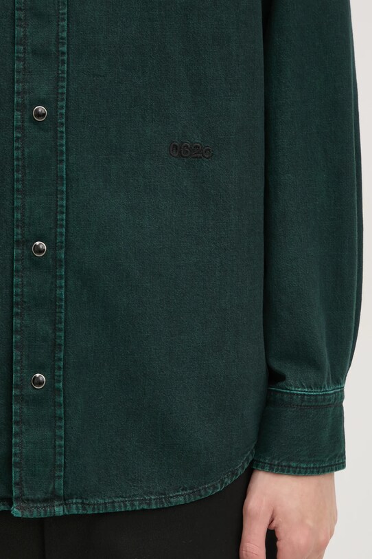 032C shirt 'Goya' Denim green F24.URD.1341.450