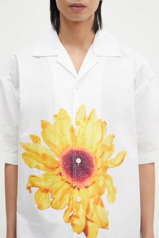 Pamučna košulja JW Anderson Short Sleeve Shirt bijela SH0335.PG1667.001