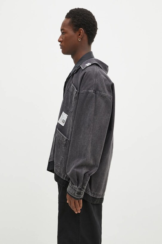 Сорочка Maison MIHARA YASUHIRO Double Layered Longsleeve Shirts J13SH184 чорний AW24