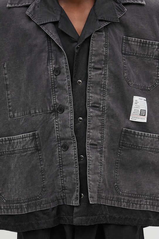 Сорочка Maison MIHARA YASUHIRO Double Layered Longsleeve Shirts чорний J13SH184