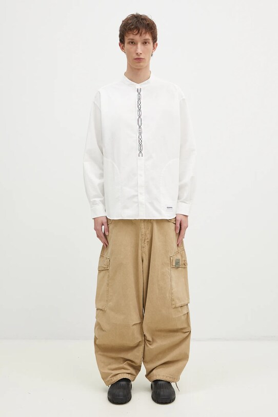 NEIGHBORHOOD cotton shirt 242AQNH.SHM04 white