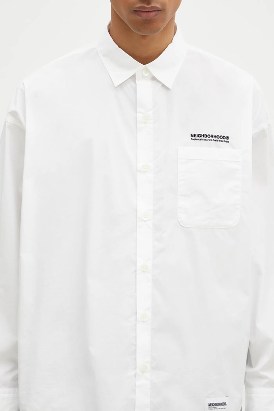 Πουκάμισο NEIGHBORHOOD λευκό 242SPNH.SHM03