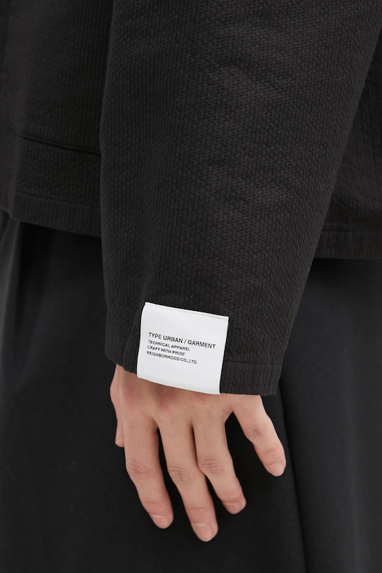 Хлопковая рубашка NEIGHBORHOOD чёрный 242SPNH.SHM05