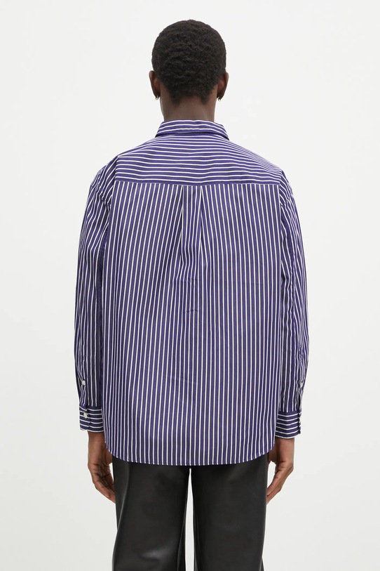 Ρούχα Βαμβακερό πουκάμισο NEIGHBORHOOD 242TSNH.SHM03 σκούρο μπλε