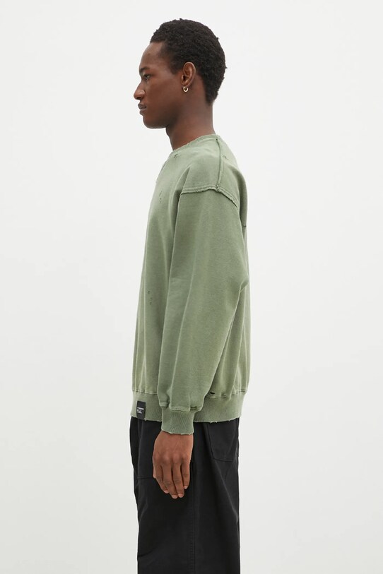 Бавовняна кофта NEIGHBORHOOD 242OKNH.CSM01 зелений AW24