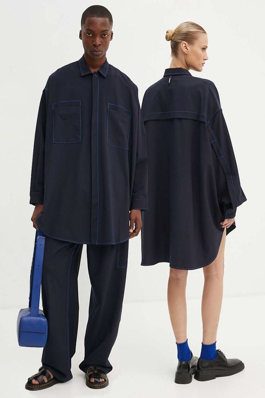 Sunnei wool blend shirt