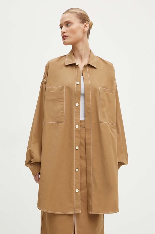 Одежда Рубашка Sunnei RTWXSHR005 бежевый