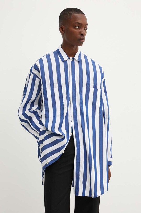 Sunnei camasa din bumbac RTWXSHR008 albastru AW24