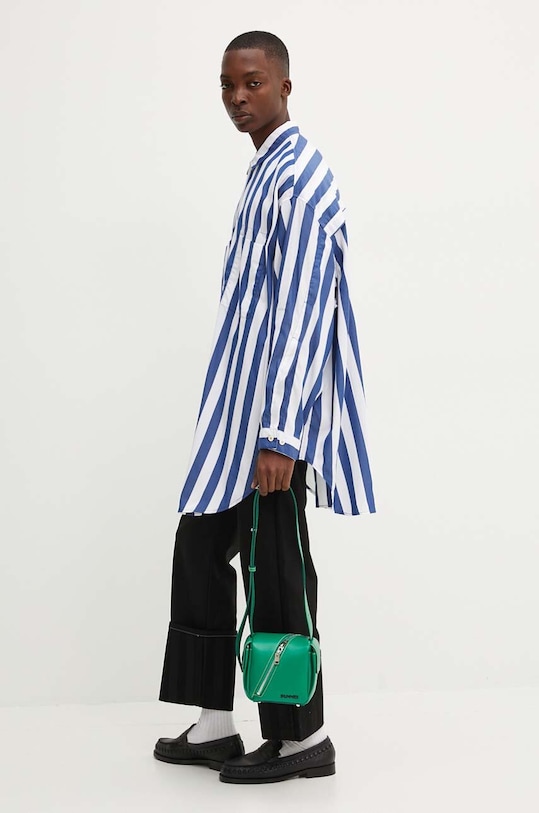 Sunnei camasa din bumbac albastru RTWXSHR008