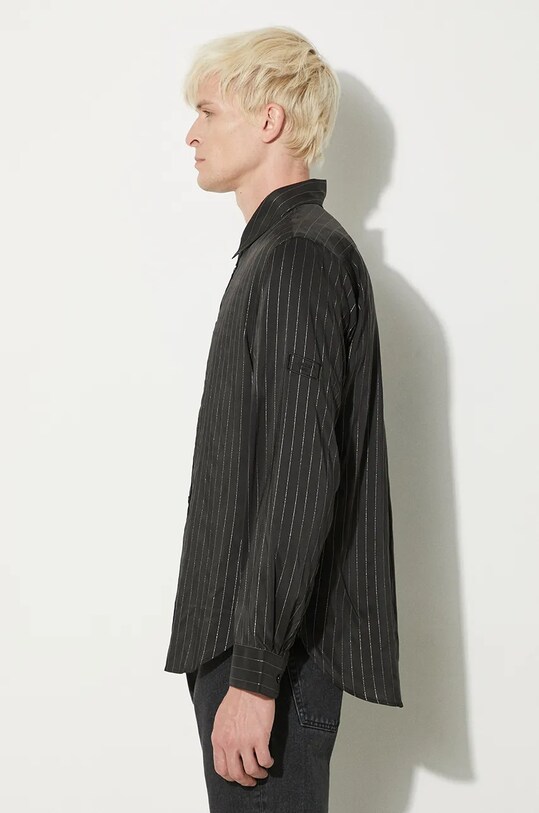 Πουκάμισο Martine Rose Classic Shirt 401WS01015 μαύρο AW24