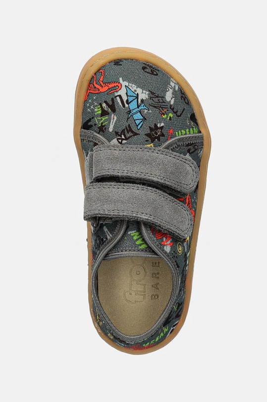 Детски пантофи Froddo BAREFOOT CANVAS сив G1700390.21.24