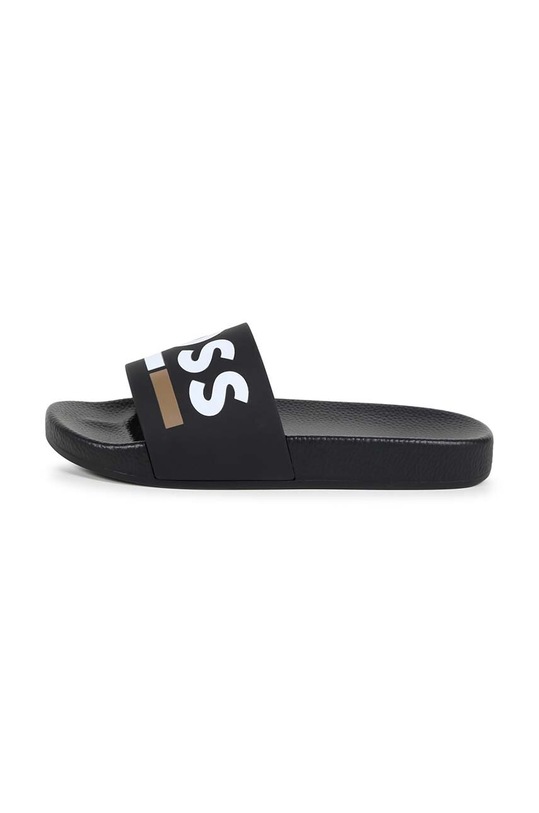 Παιδικές παντόφλες BOSS Aqua Slides μαύρο J51320.27.35