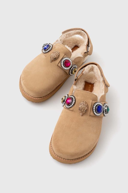 Obuv Semišové šľapky Kurt Geiger London Octavia Casual Sling Mule 2633540209.BEIGE béžová
