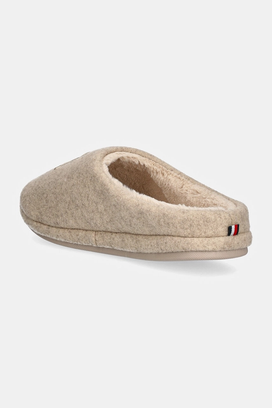 Взуття Тапочки Tommy Hilfiger TH EMBROIDERED BASICS SLIPPER FW0FW08135 бежевий