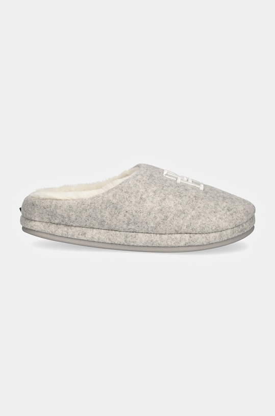 Παντόφλες Tommy Hilfiger TH EMBROIDERED BASICS SLIPPER FW0FW08135 γκρί AW24