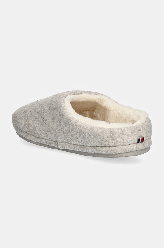 Παπούτσια Παντόφλες Tommy Hilfiger TH EMBROIDERED BASICS SLIPPER FW0FW08135 γκρί