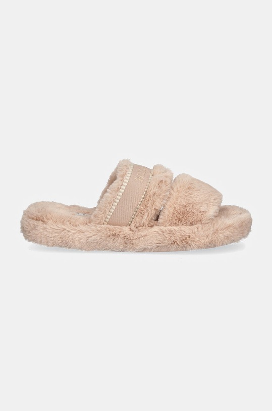 Тапки Tommy Hilfiger HILFIGER FUR BASICS SLIPPER FW0FW08343 бежевый AW24