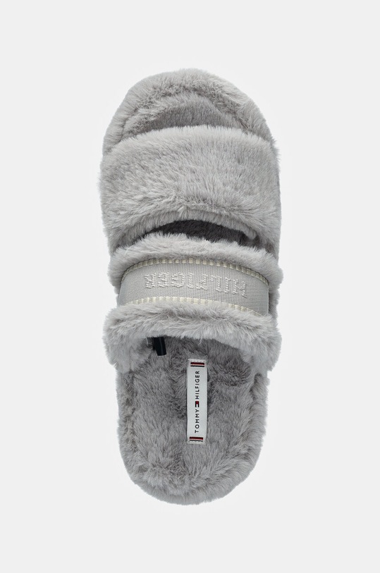 Παντόφλες Tommy Hilfiger HILFIGER FUR BASICS SLIPPER γκρί FW0FW08343