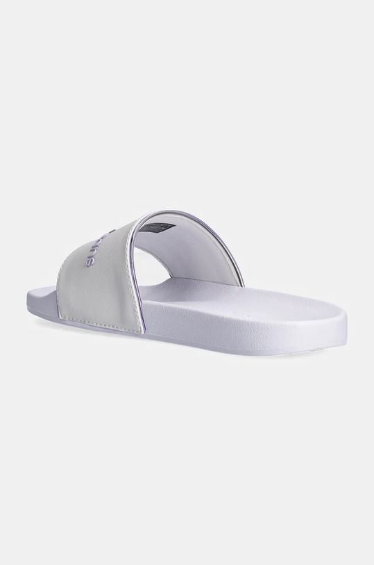 Obuv Šľapky Calvin Klein Jeans SLIDE INSTITUITIONAL MTR YW0YW01508 biela