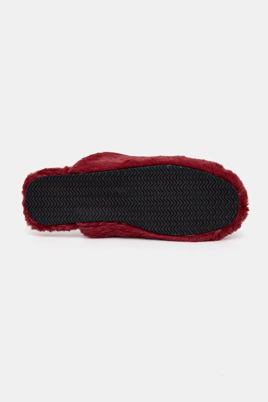 Papuče United Colors of Benetton 81DC1D01L burgundské
