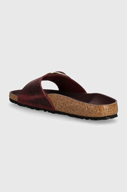 Cipők Birkenstock nubuk papucs Madrid Big Buckle 1028031 burgundia