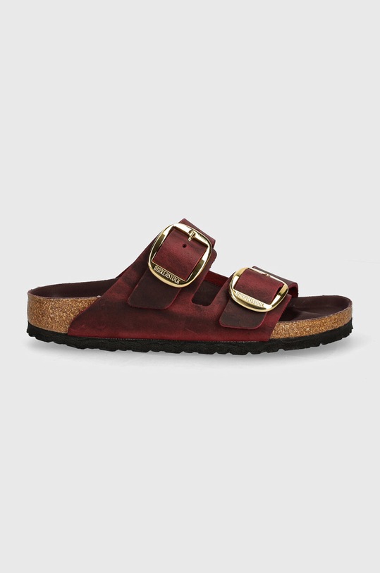 Kožne natikače Birkenstock Arizona Big Buckle 1027988 bordo AW24