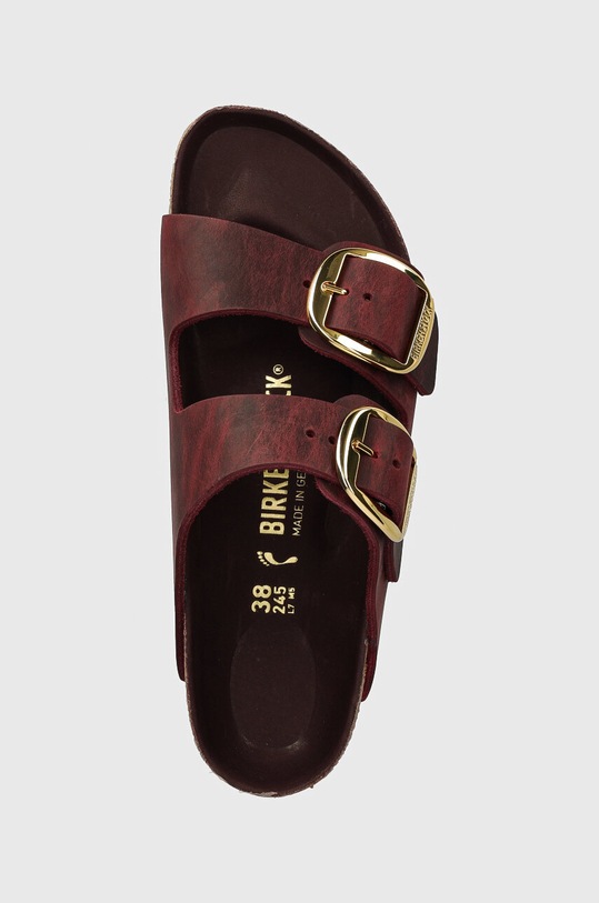 Kožne natikače Birkenstock Arizona Big Buckle bordo 1027988