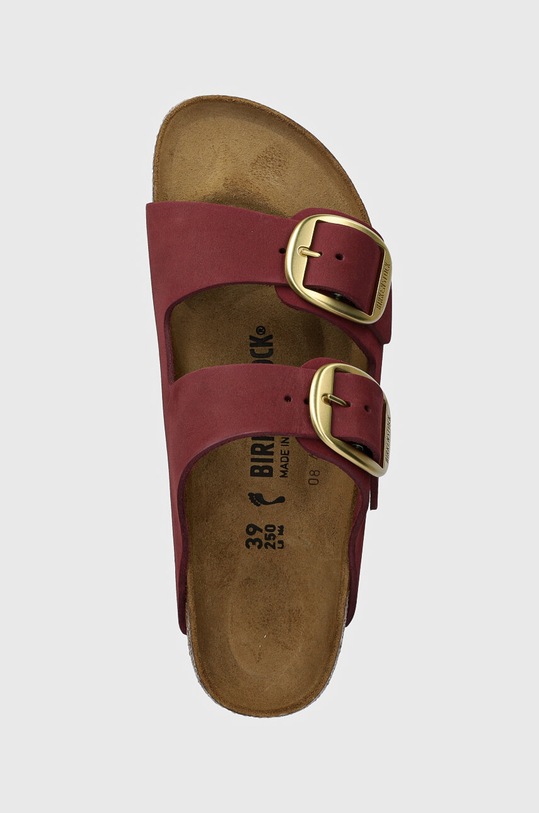 Чехли от набук Birkenstock Arizona Big Buckle розов 1027989