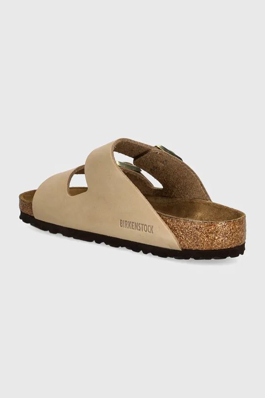 Obuv Nubukové šľapky Birkenstock Arizona SFB 1019013 béžová