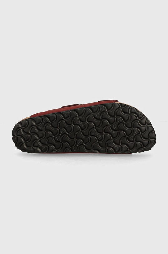Nubukové pantofle Birkenstock Arizona SFB 1028719 burgundské
