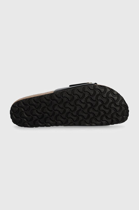 Birkenstock bőr papucs Madrid Big Buckle 1022650 fekete