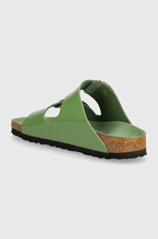 Boty Kožené pantofle Birkenstock Arizona Big Buckle 1028613 zelená