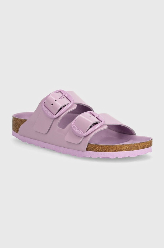 Кожени чехли Birkenstock Arizona Big Buckle гладка кожа виолетов 1028611