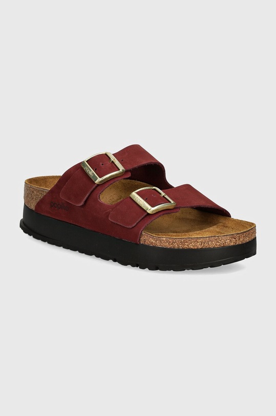 Nubuck παντόφλες Birkenstock Arizona Platform Flex Birkenstock x Papillio άλλο μπορντό 1028432