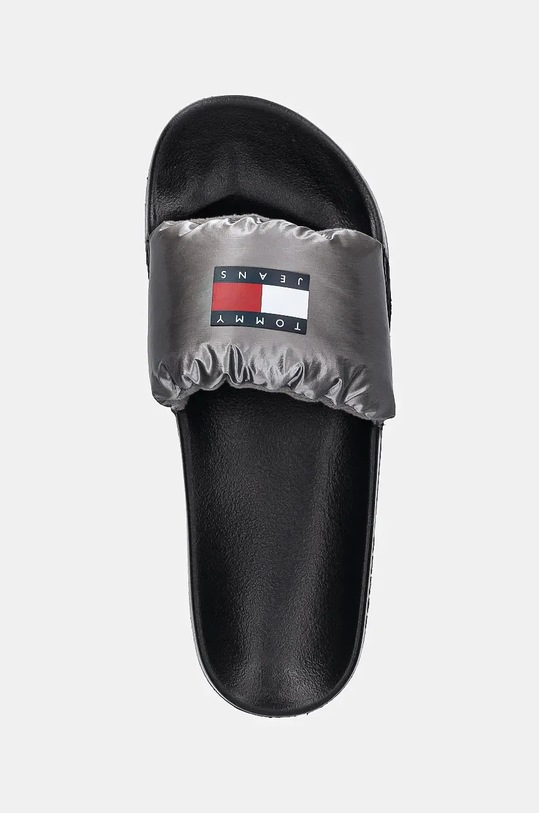 Шльопанці Tommy Jeans TJW INTERESTING MAT POOL SLIDE срібний EN0EN02767