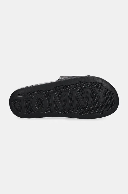 Шльопанці Tommy Jeans TJW INTERESTING MAT POOL SLIDE EN0EN02767 срібний